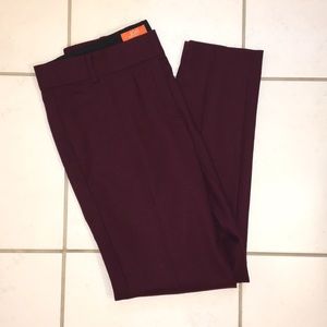 Joe Fresh Maroon Trouser Pants